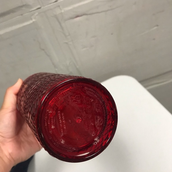 Red jeweled tumbler - Picture 5 of 5